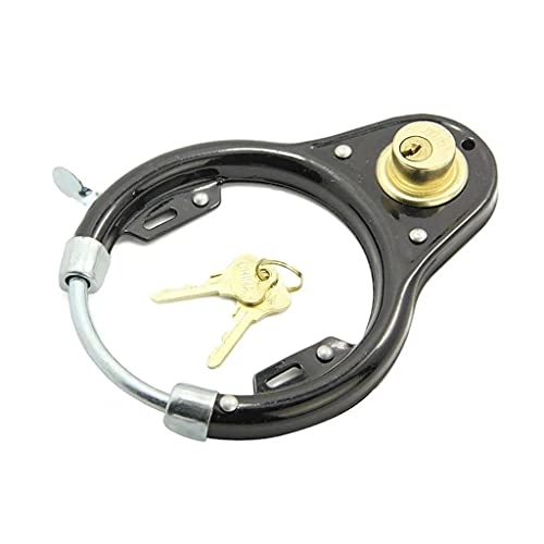 Bike Lock : YDHWY Bicycle U Shape Bike Cycle Wheel Scooter Motorbike Security Lock with 2 Keys