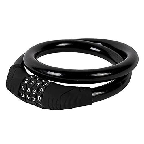 Bike Lock : YDHWY Bike Password Lock Anti-Theft Combination Number Code Bicycle Lock Steel Cable Chain Security Safety Lock Bike Cycle Accessories
