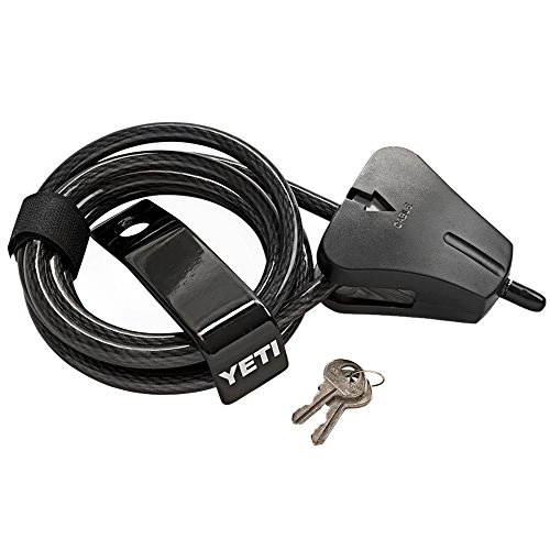 Bike Lock : YETI Security Cable Lock and Bracket for Tundra Coolers