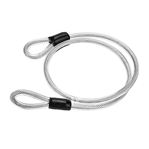 Bike Lock : YOPOTIKA Cable Lock- Strong Steel Anti-Theft Bike Bicycle U-Shaped Security Safety Cable Lock