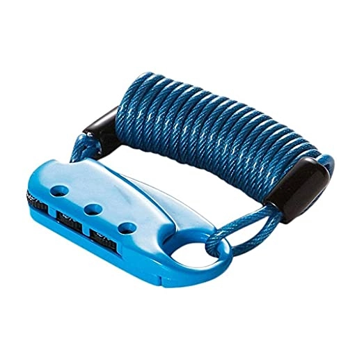 Bike Lock : YQG Door Bolts, Bike Lock Cable - Feet Resettable Cable Lock - Self Coiling Digit Combination Bike Lock