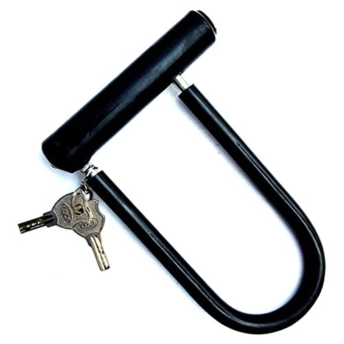 Bike Lock : YQG Gate Mountain Bike U Lock, Pick-resistant Bicycle Lock Includes 2 Keys, 20x10CM Security