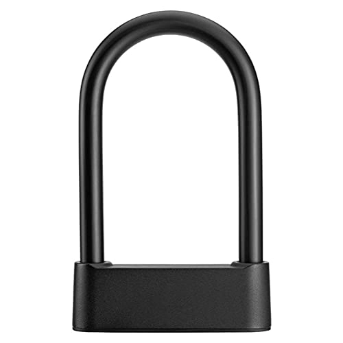 Bike Lock : Yusat Fingerprint U-shaped Lock, Smart Anti-theft Bike Fingerprint Lock, IP67 Outdoor Waterproof and Dustproof Alloy Steel Security Lock, Portable Smart Lock for Cross Bike