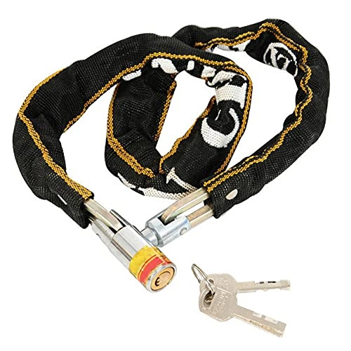 Bike Lock : yuzheng Bicycle Lock Safe Metal Anti-Theft Outdoor Bike Chain Lock Security Reinforced Cycling Chain Lock Bicycle Accessories