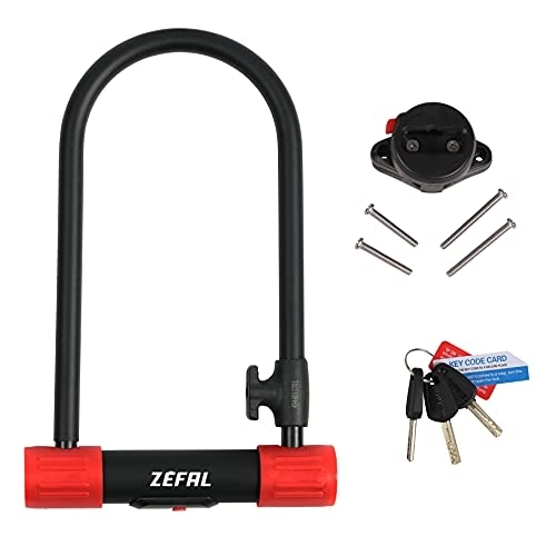 Bike Lock : ZEFAL K-Traz U13 U-Lock, Black, 115x230mm