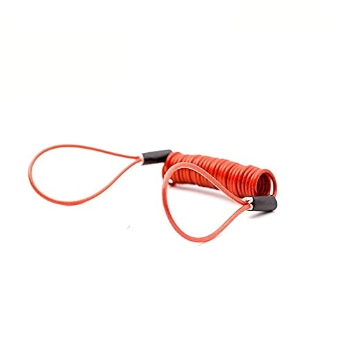 Bike Lock : ZHANGLE Bike Spring Cable Lock Elastic Rope Alarm Disc Lock Wire Bicycle Reminder Baggage Luggage Bag (Color : Red)