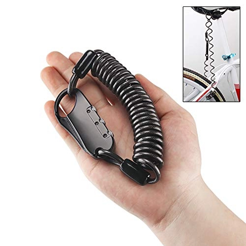 Bike Lock : ZHIPENG Bike Lock Cycling Cable Locks Mount Bicycle Locks, 3-Digit Password Protection, Lightweight Design, Easy To Carry, Simple Operation, Stretchable 1500Mm