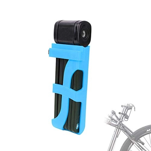 Bike Lock : ZHJFDJ ZIRUIGONG Folding Bike Lock, Portable Alloy Steel Heavy Duty Security Anti Theft Lock, with 2 Keys And Matching Lock Mount, Great Bicycle Safety Tool Cycling Accessories, 40Cm / 15.7Inch