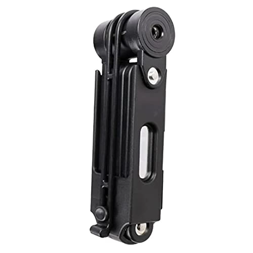 Bike Lock : ZJDTC Heavy-Duty Industrial Bike Lock Cutter-Proof 6-Section Folding Key / Combination Lock High Hardness Cycling Accessories