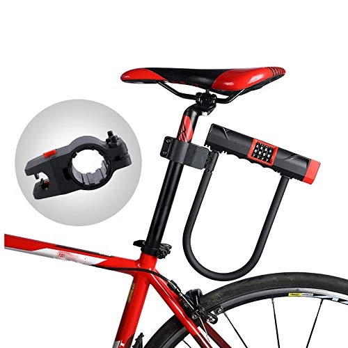 Bike Lock : ZXCSLCNM u lock bike Bicycle code lock bicycle lock motorcycle moto anti theft