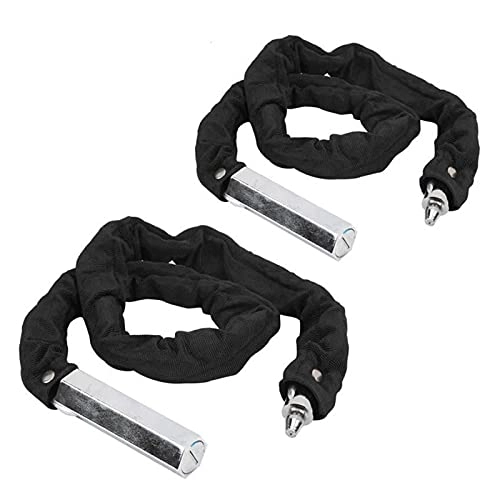 Bike Lock : ZZHH 1m / 1.2m Bicycle Chain Lock Antitheft Magnetic Bike Security Lock 8mm thickness Mountain Bicycle Chain Lock With 3 Keys (Color : 1m)