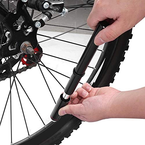 Bike Pump : 150PSI Mini Inflator Bicycle Pump, Outdoor Cycling Equipment Aluminum Alloy Tube Spring Barometer Pump Bicycle Tire Pump, for Presta Valve Schrader Valve