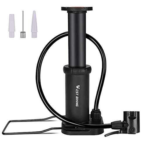 Bike Pump : 5 Pcs Portable Bicycle Pump - Bike Floor Pumps With High-Pressure Up To 140PSI | Portable Bicycle Pump Inflate For Bicycles, Electric Cars, Air Cushions, Swimming Rings, Basketball, Volleyball Jimtuze