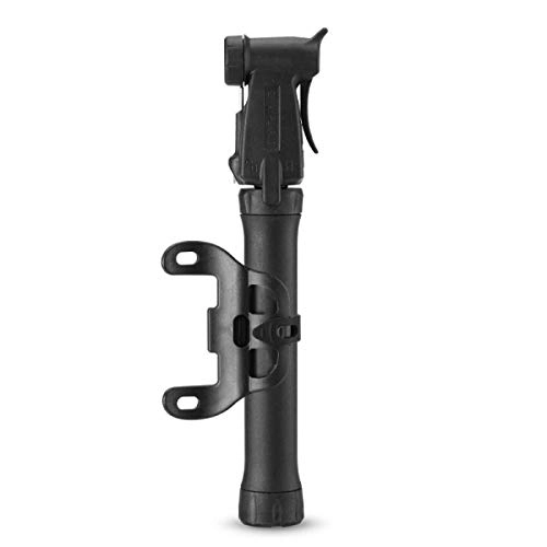 Bike Pump : 80PSI Mini Bicycle Pump, High-Strength Nylon Portable Hand Pump, with Inflation Needle and Fixing Frame, Universal Presta & Schrader Valve, for Bicycle, Ball etc