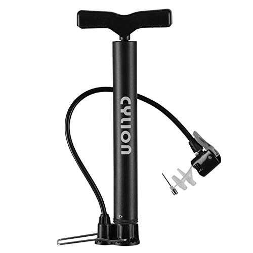 Bike Pump : ACEACE Portable Mini Bicycle Bike Pump Mountain Bike Air Pressure Tyre Ball Inflator Bikes Accessories (Color : Black)
