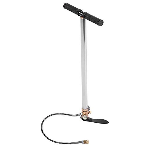 Bike Pump : Air Cycling Hand Pump Mini Portable Floor Pump Stainless Steel Automobiles Rubber Boats
