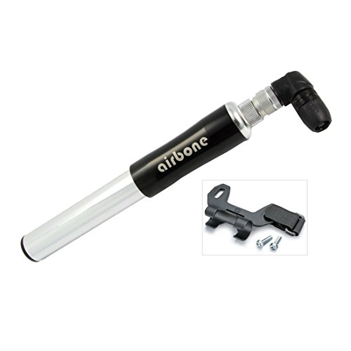Bike Pump : Airbone 2191203045 Mini Pump, Silver, 21 x 2 x 2 cm