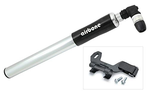 Bike Pump : Airbone 2191203046 Mini Pump – Silver, 26 x 2 x 2 cm