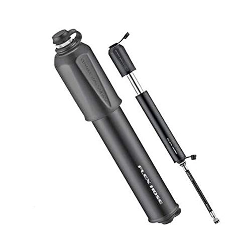 Bike Pump : Aishanghuayi Bicycle Pump, Bicycle High Pressure Pump, Portable Road Bike Mountain Bike Mini American Mouth French Pump, Suitable For All Valves (Color : Black 90PSI)