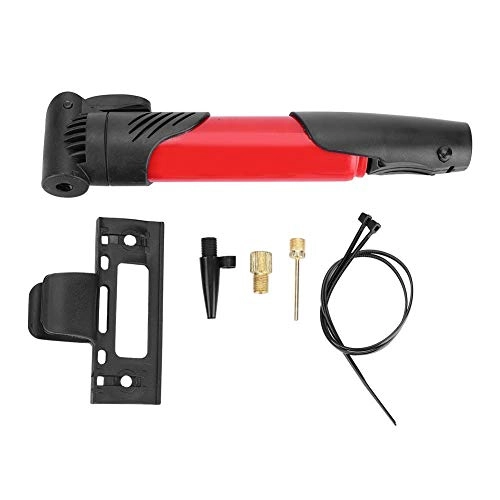 Bike Pump : Alomejor Mini Bike Pump Compact 3-Section Bicycle Frame Pump With Frame Mounting Kit(Red)