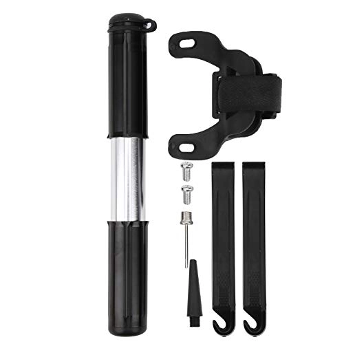 Bike Pump : Aluminium Alloy Pump Inflator Tire Patch Tool Mountain Bike All Types of Bicycle