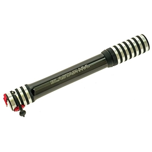 Bike Pump : Axiom Blastair HVL Mini Pump - Black / Silver / Red