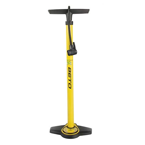 Bike Pump : Beto Unisex's Floor Pump, Yellow