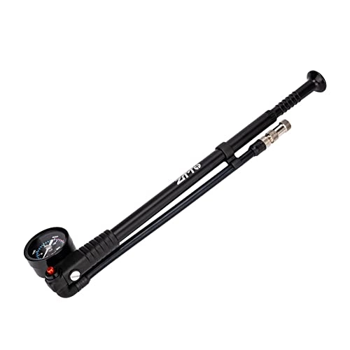 Bike Pump : Bicycle Air Pump 300PSI High Pressure MTB Bike Shock Pump with Schrader & Presta Valve Gauge for Front Fork & Rear Suspension