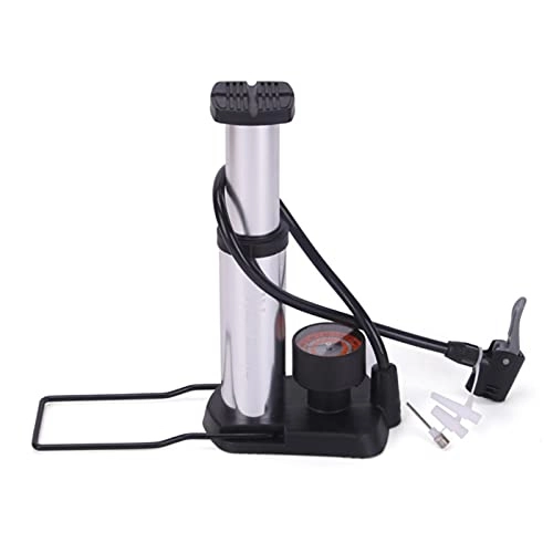 Bike Pump : Bicycle pedal pump High pressure portable bicycle pump Ultra light bicycle inflator pedal with barometer