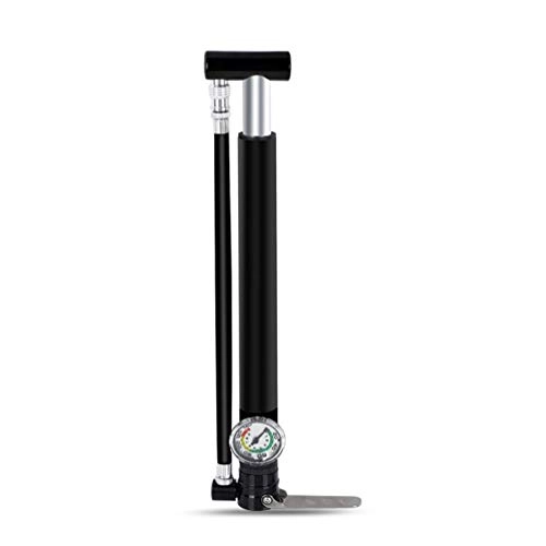 Bike Pump : Bicycle Pump 150PSI Air Inflator Bicycle Pump Hose Gauge Hand Foot Floor Cycling Presta Schrader Valve Bike Pump, Red