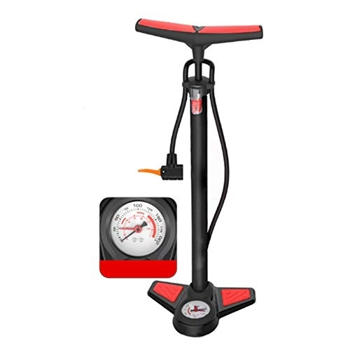 Bike Pump : Bicycle Pump, Portable Bike Floor Pump Tire Inflator High Pressure Foot Activated Pump 160PSI with Barometer for Cycling Outdoor Sports