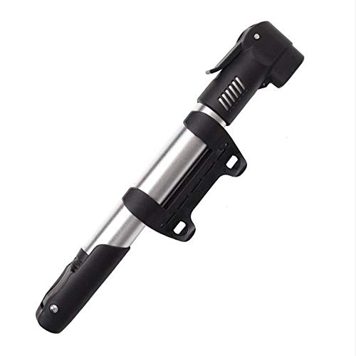 Bike Pump : Bicycle Pumps Mini, Aluminum Alloy Bike Pumps for Mountain Bikes Comes with Mounting Bracket Bicycle Pumps Portable Non-Slip Design Strong and Sturdy Suitable for Household Bicycles