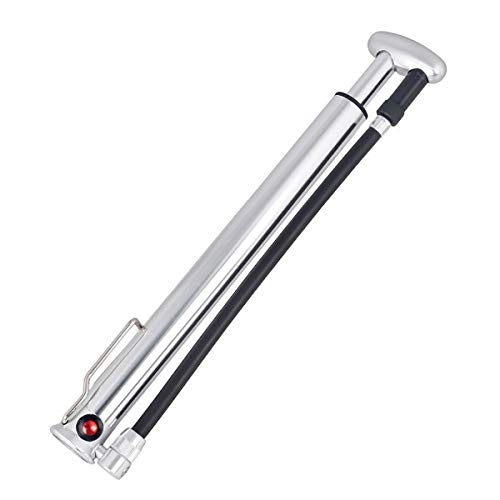 Bike Pump : Bicycle Tire Pump, Aluminum Alloy Bicycle Pump, Portable Mini Bicycle Pump with Pressure Gauge And High Pressure 160 PSI, Suitable for Most Bicycle