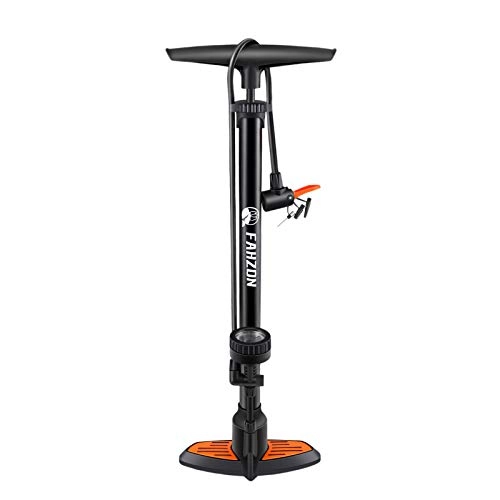 Bike Pump : Bike Pump Bicycle Floor Pump with Pressure Gauge Bike Tire Bicycle Air Pump for 160 psi High Pressure Fits Presta and Schrader