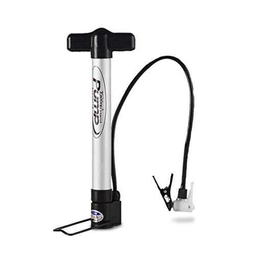 Bike Pump : Bike Pump Bicycle Hand Cycling Pumps Floor-Standing Basketball Air Pump with Pedal- Fits Schrader Valve & Dunlop Valve, Portable Bike Air Pump with Multi-Function Inflatable Needle