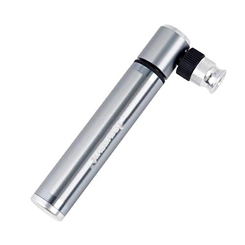 Bike Pump : Bike Pump Bicycle Pump Mini Bike Pump 160 PSI Ultra Lightweight for Bikes (Color : Silver, Size : 13×2.2cm)