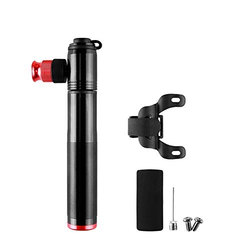 Bike Pump : Bike Pump Bike Pump High Pressure Bicycle Mini Pump With Gauge Simple Switch From , Tyre Pump Suitable For Mountain, BMX Bike, Balls And Inflatable Toys Bicycle Tire Pump ( Color : Black , Size : 14cm )
