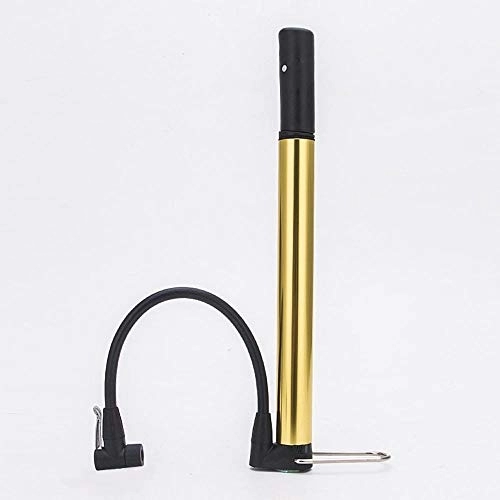 Bike Pump : Bike Pump Mini Bicycle Air Tire Pump Suitable to Mountain Other Road Includes Mount Kit for Bikes (Color : Yellow, Size : 32cm)