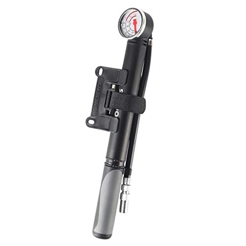 Bike Pump : Bike Pump Portable Bike Air Pump With Pressure Gauge Aluminum Alloy Mini Hand Pump With Fixing Frame Bicycle Pumps With Universal Presta Valve And Schrader Valve
