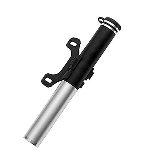 Bike Pump : Bike Pump Universal Lightweight Aluminum Alloy Bicycle Mini Pump Portable Telescopic Bicycle Hand Pump Is Especially Suitable For Mountain And Road Bikes Cycling Pump ( Color : Black , Size : 20.8cm )