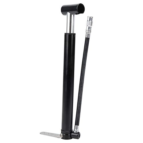 Bike Pump : Bnineteenteam Bicycle Pump, Aluminum Alloy and Rubber Foot Pump 130PS High‑pressure Pump with Fixed Frame for Cycling Riding
