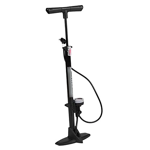 Bike Pump : BUMSIEMO Foot Pump For Bicycl Bicycle Floor Tire Inflator With Gauge Cycling Bike