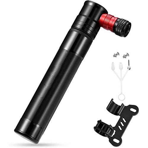 Bike Pump : Car tyre pump Mini Bike Pump For All Bikes Fits Presta & Schrader Valve, Mini Bicycle Pump Hand Pump With Needle And Frame Mount Perfect For Balloon Inflatable Boat Swim Ring YTEVYT-7.14Z