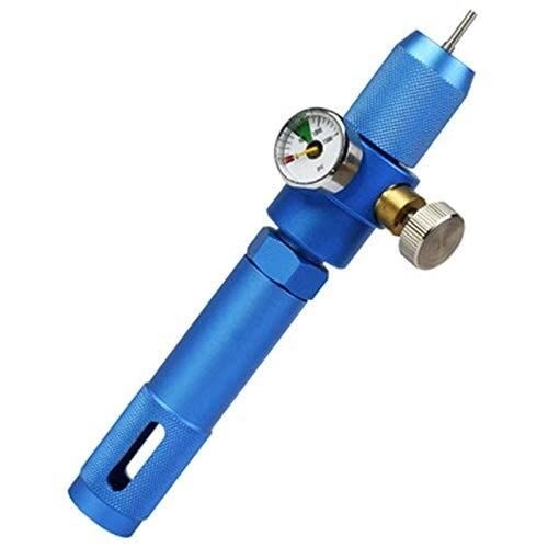 Bike Pump : Chenbz Portable Co2 12G Cylinder Special Inflator With Pressure Gauge Adjustment Function Adjustable Portable Co2 Supplement With Pressure Gauge