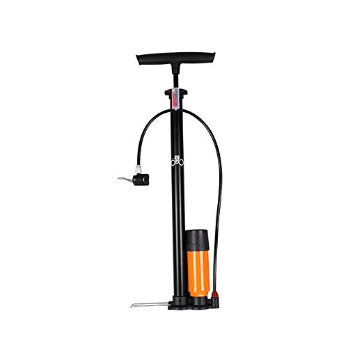 Bike Pump : Cloudlesscc Manual pump Bicycle riding equipment accessories basketball swimming ring balloon bicycle universal high pressure pump with barometer household multi-purpose Inflation Pump