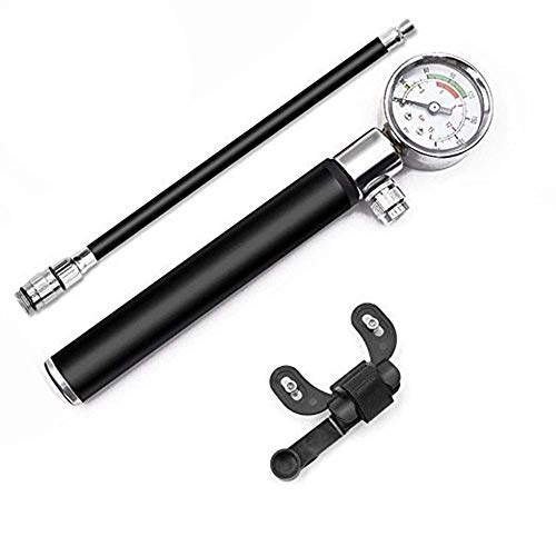 Bike Pump : CLQ Mini bicycle pump Bicycle tire Compressed air pump Waterproof hand inflator, for Presta and Schrader valve, quick inflation for road, mountain, BMX