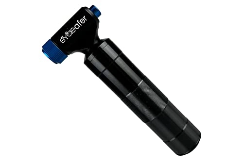Bike Pump : CO2 bike pump by Cycleafer is the easiest and most convenient tire inflator on the market. Our CO2 bike pump is compatible with Presta and Schrader valves and inflation takes just seconds.