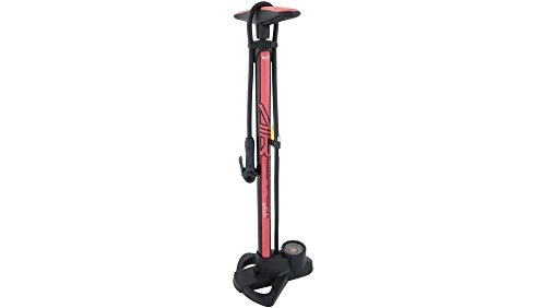 Bike Pump : CONTEC Air Support bicycle stand pump for all valves up to 10 bar 2018, Color:rot