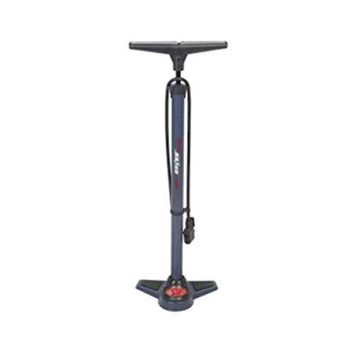 Bike Pump : CYQAQ Bike Floor Pump with Pressure Gauge Easy To Use high pressure 160 PSI for Volleyball Football Road Mountain Bikes Bicycle Tyre, Blue