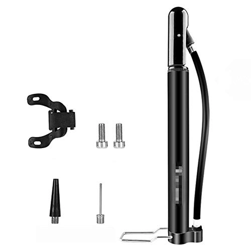 Bike Pump : DHTOMC Bike Pump Bicycle Foot Pump Aluminum Alloy 120PSI Cycling Tire Air Inflator Portable Pump MTB Mountain Bike Accessories AV / FV For Road Mountain Bikes Motorcycle (Size:Onesize; Color:Black)